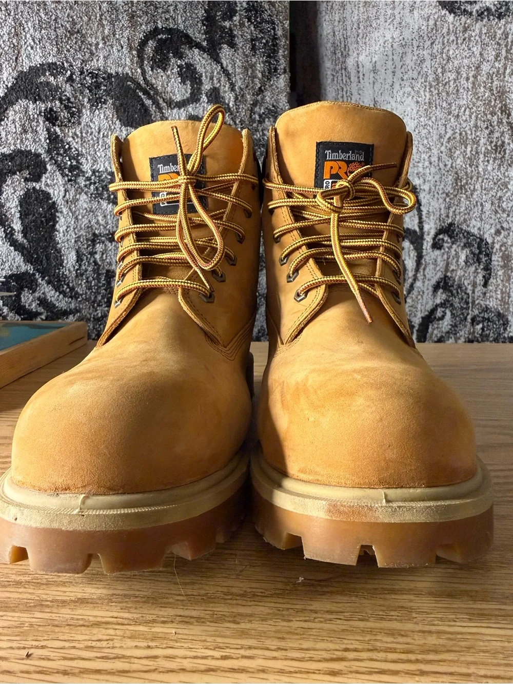 Timberland Men's Wheat Premium Work Boots Wide